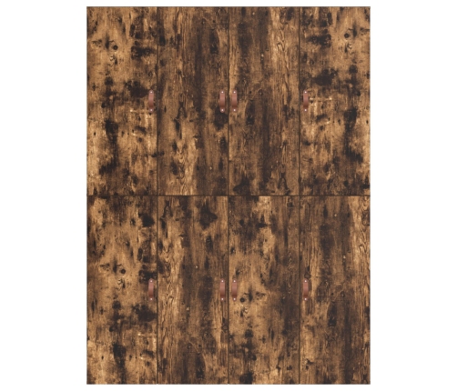 Estructura de Cama  Roble ahumado Madera de Roble Sólido