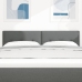 Cabecero LED botones tapizados gris oscuro 80 cm tela