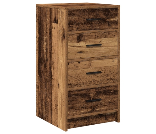 Set de Tocador de 3 Piezas  con LED Madera Antigua Madera Elaborada