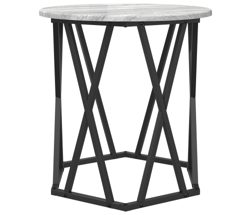 Mesas Laterales  2 pcs Gris Sonoma Madera Ingenierizada