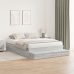 Marco de Cama con Almacenamiento  Gris Madera Resistente