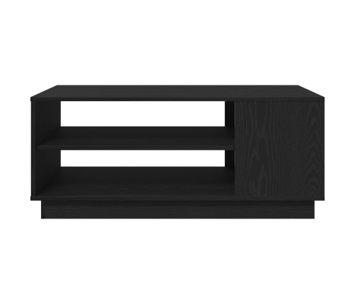 Mesa de café de roble negro  102x55x43 cm hecha de madera aglomerada