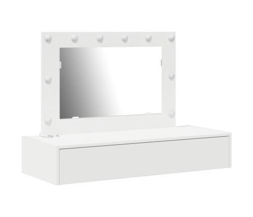 Mesa de Tocador Colgante  con Luces LED Blanca