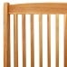 Sillas de jardín plegables  con cojín gris 6pcs de madera maciza de acacia