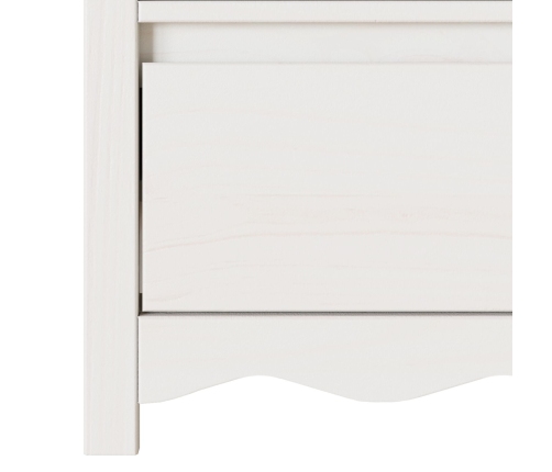 mueble para TV  ""DRAMMEN"" Blanco 99x43x55 cm de Madera Sólida de Pino