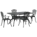 Set de 3 Negro Aluminio Fundido 150x90x72 cm Duradero