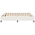 Cama de muelles  Crema 200x200 cm Tela pana