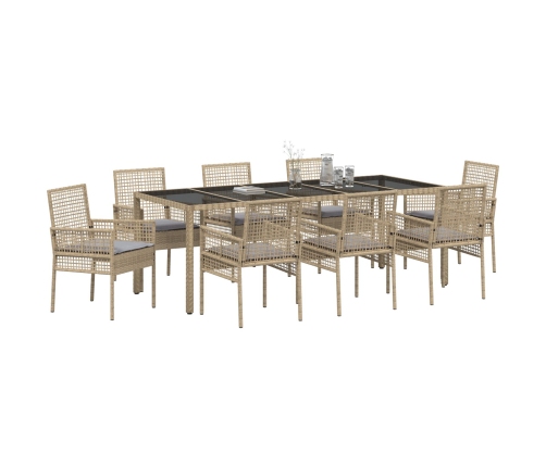 Set de 5 Beige y Negro