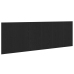 Cabecero de pared de roble negro  240x1.5x80 cm hecho de madera elaborada