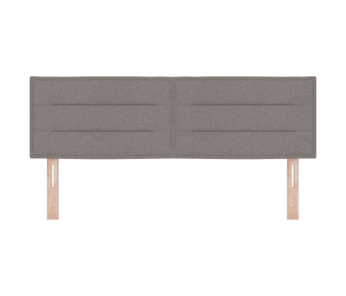 Cabecero  Diseño de Líneas Taupe 160 cm Tela