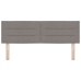 Cabecero  Diseño de Líneas Taupe 160 cm Tela