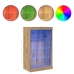 Sideboard con Luces LED de  de Roble Artesano 60,5x37x100 cm