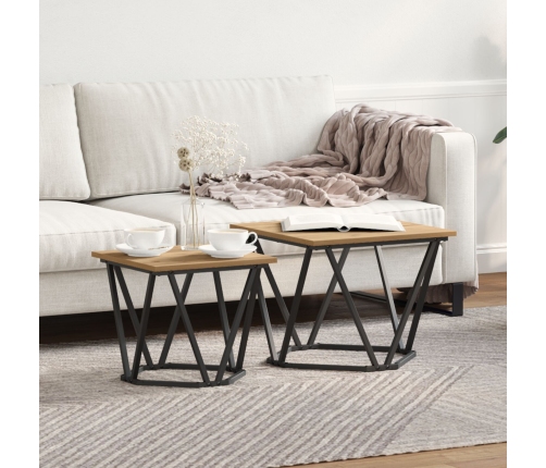 Mesa de Café  roble hierro PB