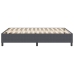 Cama de muelles  Gris Oscuro 140x200 cm Tela de Corduroy