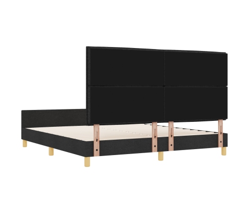 Cama  Negra 180x200 cm de Tela