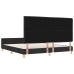 Cama  Negra 180x200 cm de Tela