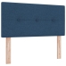 Cabecero  Botonera Tapizado Azul 100 cm Tela