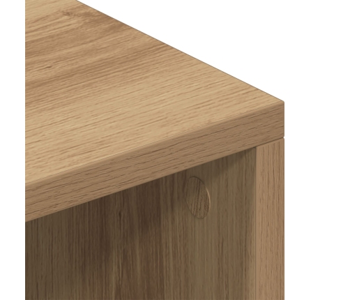 Gabinete de TV  Roble Artesanal 69.5x30x50 cm Madera Elaborada