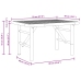 Mesa de Café  70x40x36 cm de Bambú
