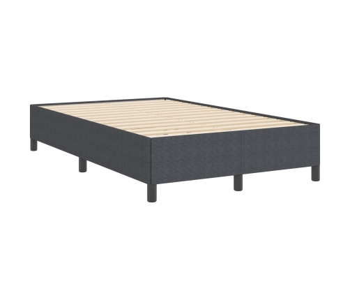 Cama  Gris Oscuro 120x200 cm Tela de Corduroy