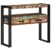 Mesas Auxiliares  Multicolor 90x33x75 cm de Madera Sólida Recuperada y Metal