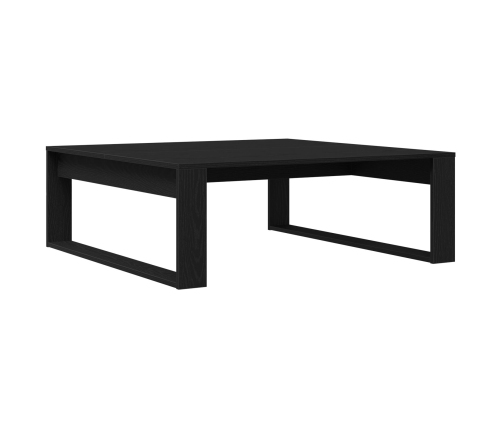 Mesa de café  Negro Roble 100x100x35 cm Madera