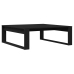 Mesa de café  Negro Roble 100x100x35 cm Madera