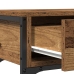 Mesa Consola  Madera Vieja 72,5x25x75 cm Madera de Ingeniería y Acero
