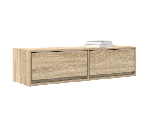 Mueble para TV Roble Sonoma 100x31x25,5 cm Madera elaborada