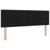 Cabecero  Botonera Negro 140 cm Tela