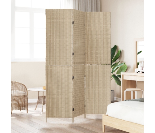 Separadores de Habitaciones Beige Madera Grande Plegable