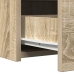 Mesa de tocador colgante de roble Sonoma 60x40x70 cm