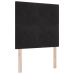 Cama con somier y colchón  negro 90x200 cm terciopelo