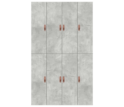Estructura de cama Gris concreto Concreto Individual Robusta