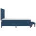 Cama con Somier  con Colchón & Banco Azul 140x190 cm Tela