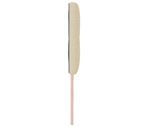 Cabecero  Acolchado en Botones Crema 200 cm Tela