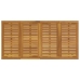 Conjunto de Comedor de Jardín de 5 Piezas Negro, Marrón Metal, Madera