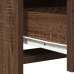 Almacén Alto Marrón Roble 40x41x135 cm Madera Ingenierizada