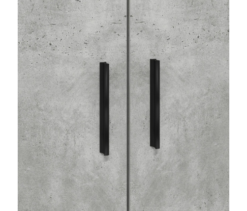 Cama con Almacenamiento  Gris Concreto Madera Compuesta 90 x 190 cm