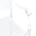 Silla de Exterior  Blanca Metal 62 x 64 x 93 cm Duradera
