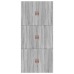 Estructura de Cama de Almacenamiento  Gris Sonoma 90x190 cm