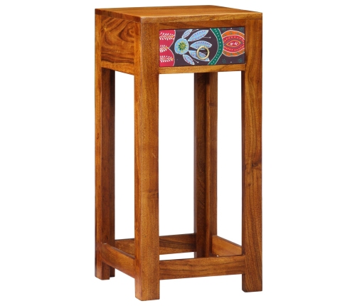 Soporte para Teléfono  35x35x75 cm de Madera Maciza de Acacia
