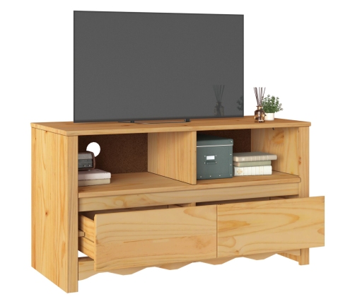 Mueble de TV  ""DRAMMEN"" 99x43x55 cm de Madera Maciza de Pino
