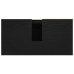 Cabinet de lavabo  Negro Roble 65x33x60 cm Madera elaborada