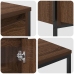 Conjunto de Muebles de Baño  de 3 Piezas en Madera Elaborada de Roble Marrón