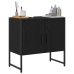 Gabinete de Fregadero de Baño  Roble Negro 60x33x60 cm Madera de Calidad