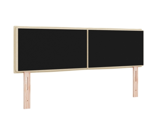 Cabecera  Diseño de Líneas Crema 72 cm Tela