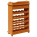 Expositor de Vino 90x60x30 cm Madera Maciza de Pino