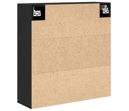 Gabinete Espejo de Baño  - Roble Negro, 64x20x66.5 cm, Hecho de Madera Elaborada