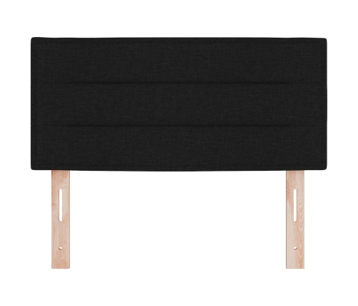 Cabecera LED Diseño de Líneas Negra 80 cm Tela